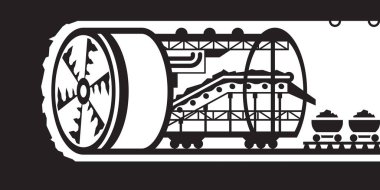 Binanın yeraltı tünelleri