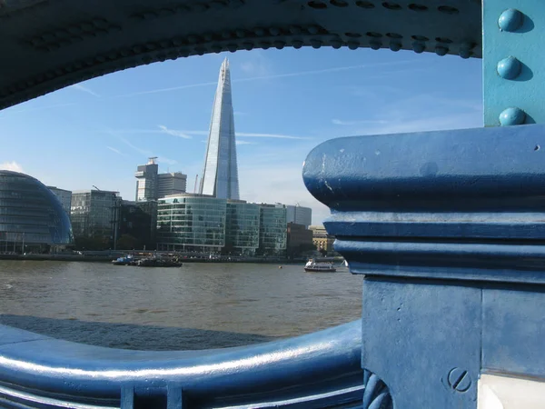 Vista de Londres de Tower Bridge, Reino Unido — Fotografia de Stock