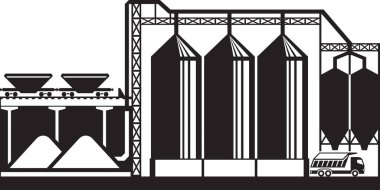 Silo tahıl tahıllar için