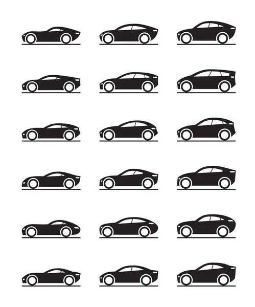 Concept cars contemporains — Image vectorielle
