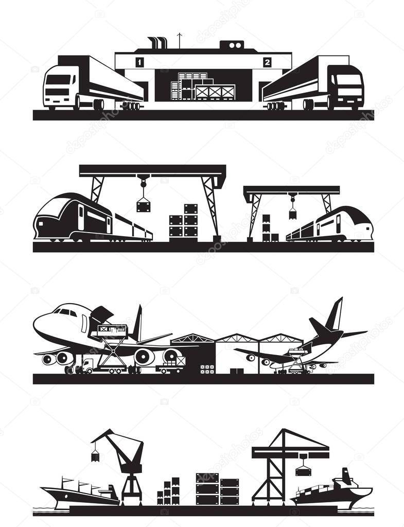 Transport cargo terminals