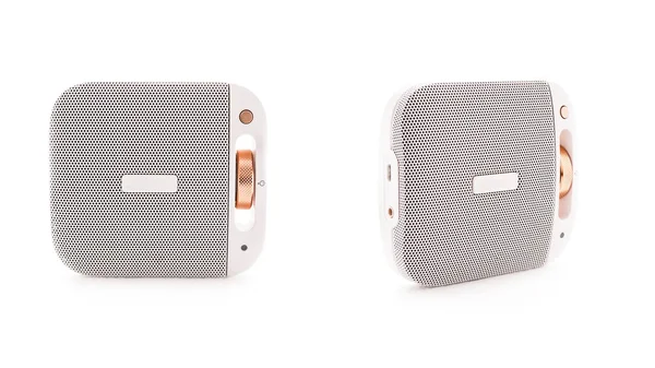 Altoparlante Bluetooth bianco — Foto Stock