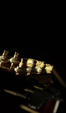Akustik gitar closeup