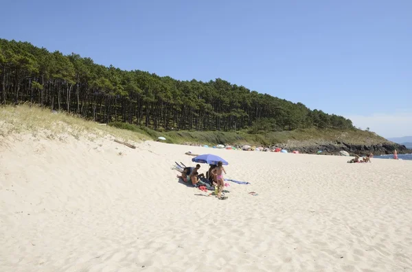 Melida strand in Galicië — Stockfoto