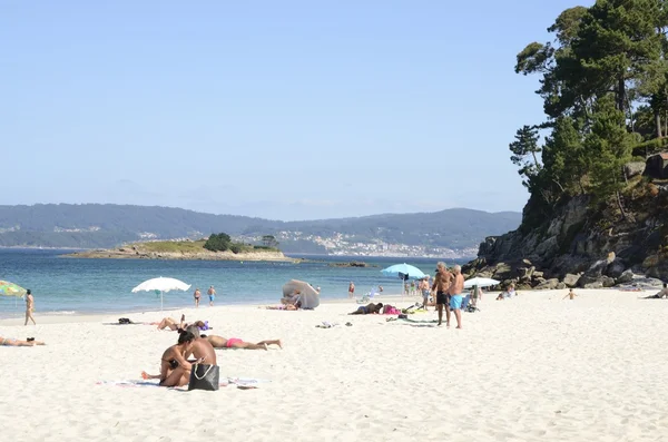 Lapaman strand in Bueu — Stockfoto