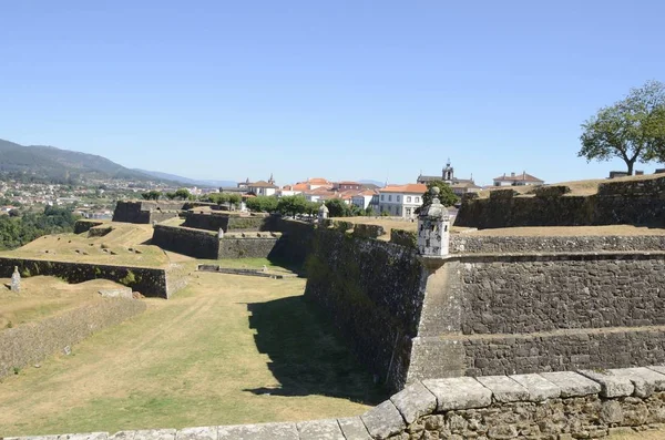 Tuy visto dalla fortezza di Valenca — Foto Stock