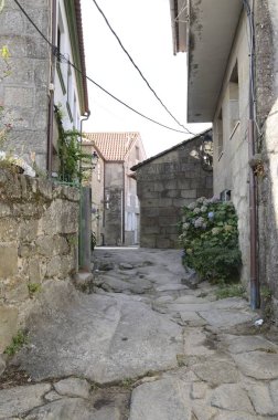 Combarro sokakta taş