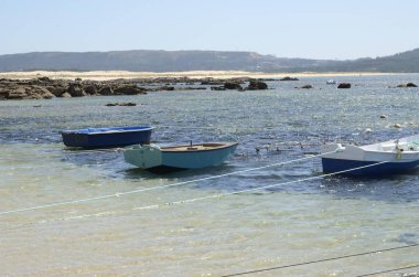 Mavi balıkçı tekneleri