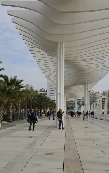 Pérgola en el paseo marítimo — Foto de Stock