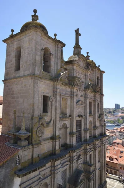 Facade of the church of San Laurence — Stock Photo, Image