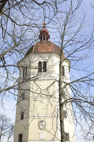 Zvonice v kopci Schlossberg — Stock fotografie