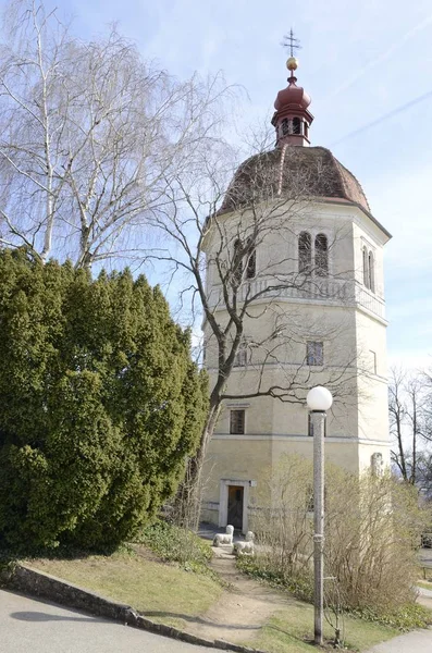 Glockenturm auf dem Grazer Hügel — Stockfoto