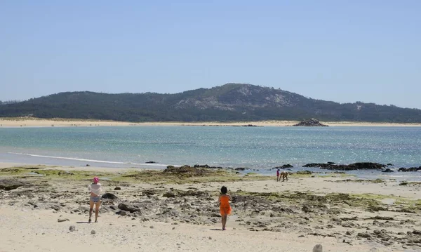 Praia de areia fina — Fotografia de Stock