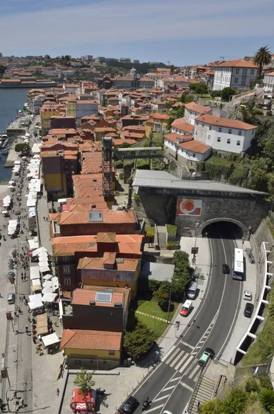 Vista aérea de la Plaza Ribeira —  Fotos de Stock