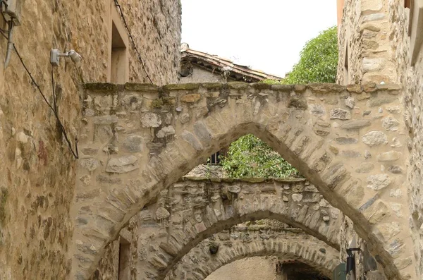 Medieval stone arches
