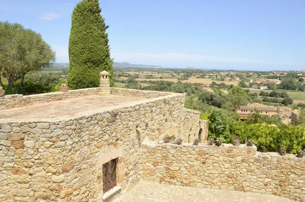 Vista de la campiña de Girona — Foto de Stock