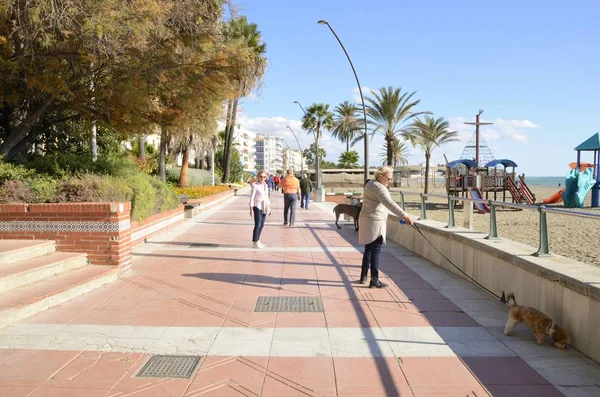 Promenade of Estepona — Stock Photo, Image