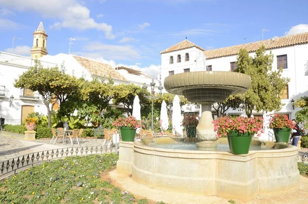 Plaza of the flowers — Stock Photo, Image