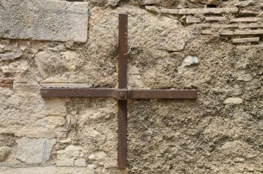 Ortaçağ Duvar detay demir