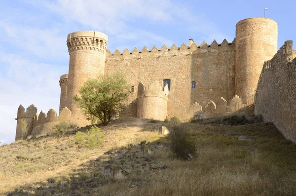 Μεσαιωνικό κάστρο στην belmonte — Φωτογραφία Αρχείου