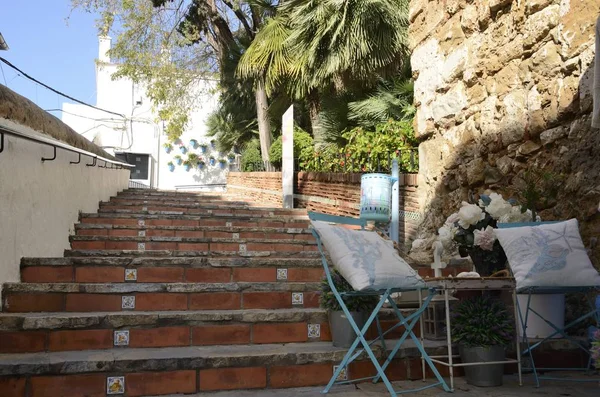 Trappen in Marbella Old Town — Stockfoto