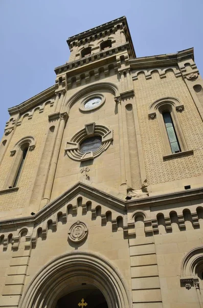 Kościół św Wawrzyńca w Pampelunie — Zdjęcie stockowe