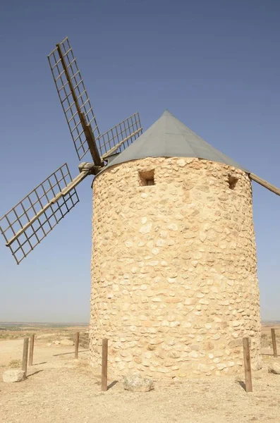Spain stone windmill — Stock Photo, Image