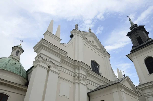 Kościół w Nowym Mieście w Warszawie — Zdjęcie stockowe