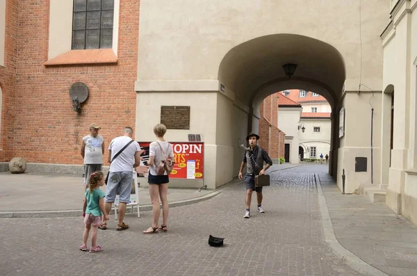 Przejście w Warszawie — Zdjęcie stockowe