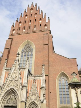 Kutsal Üçleme Bazilikası, Krakow, Polonya 'da gotik bir rezillik..