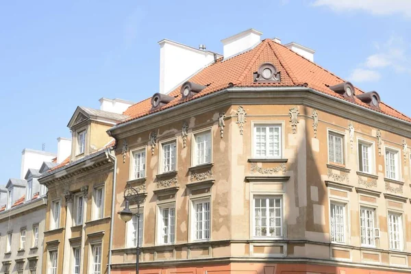 Здания Историческом Центре Варшавы Польша — стоковое фото