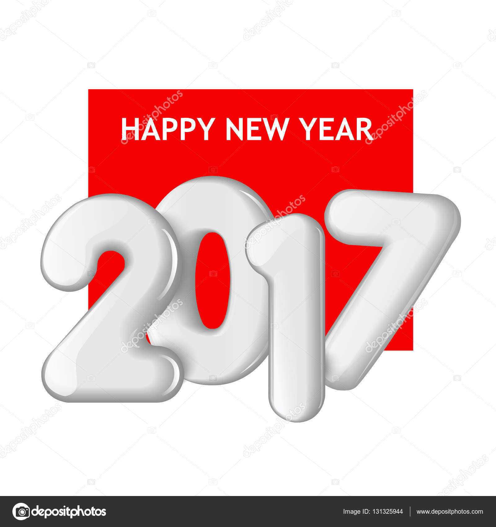 Buon Natale e felice anno nuovo 2017 sfondo illustrazione vettoriale Cartolina d auguri brillante e colorato poster banner disegno dell invito con i