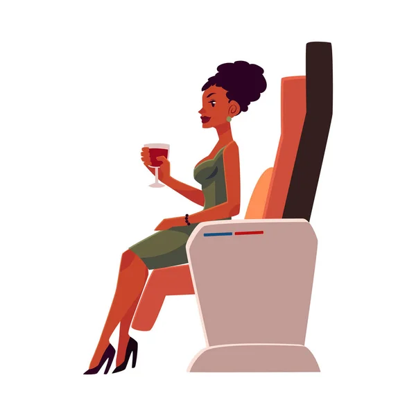 Download Set of male and female airplane passengers in business ...