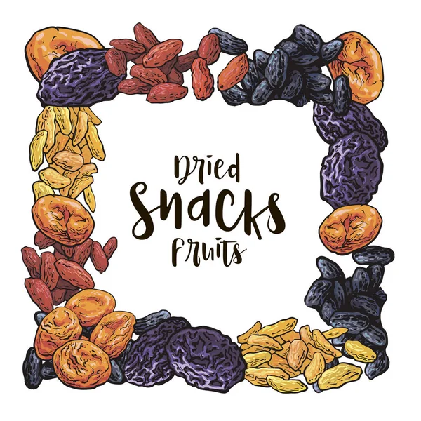 Dried fruit mix Vector Art Stock Images | Depositphotos