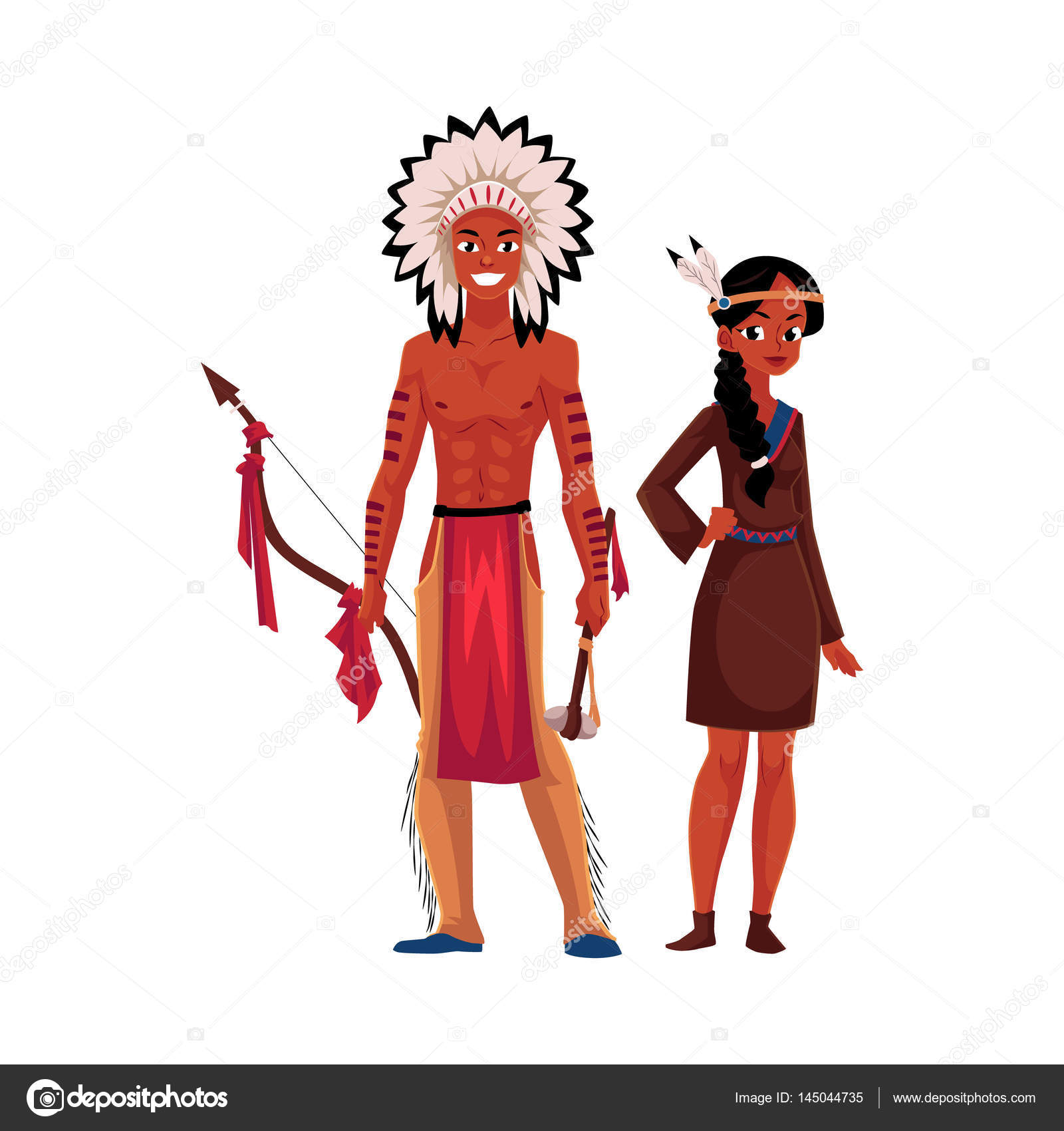 Pareja indigena imágenes de stock de arte vectorial | Depositphotos Pareja indigena imágenes de stock de arte vectorial | Depositphotos