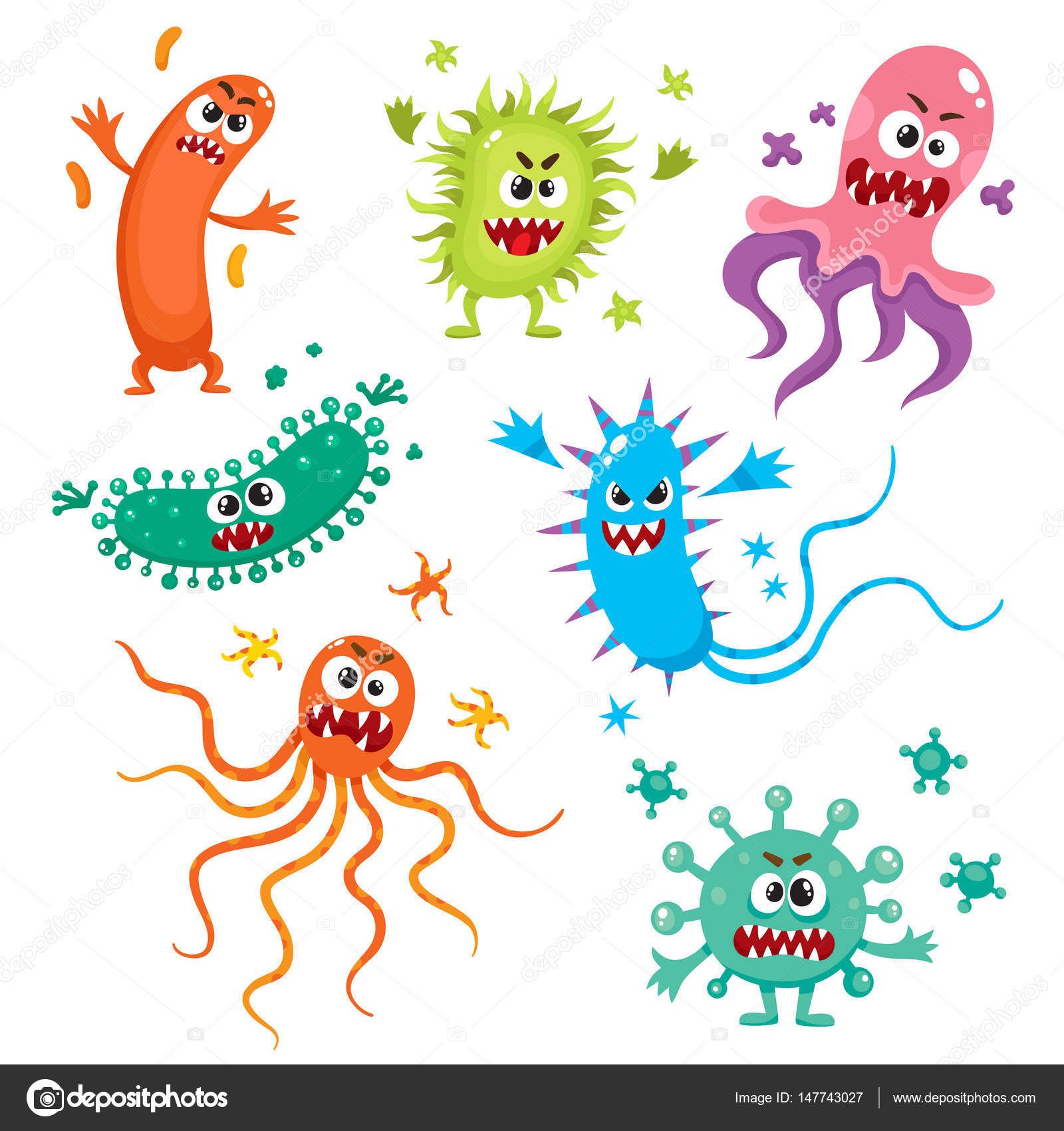 Happy bacteria Vector Art Stock Images | Depositphotos Happy bacteria Vector Art Stock Images | Depositphotos