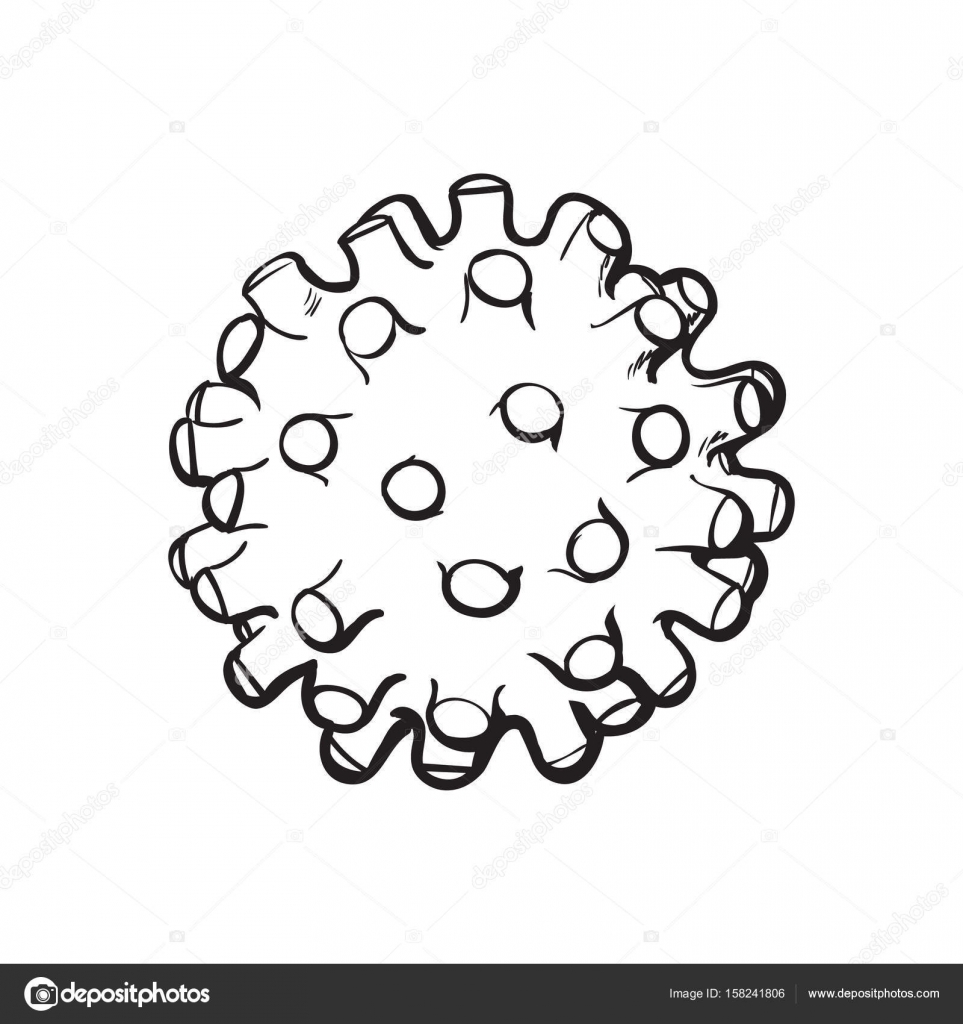 ペット 猫 犬のスパイク ゴム製おもちゃのボール ベクトル図をスケッチ ストックベクター C Sabelskaya