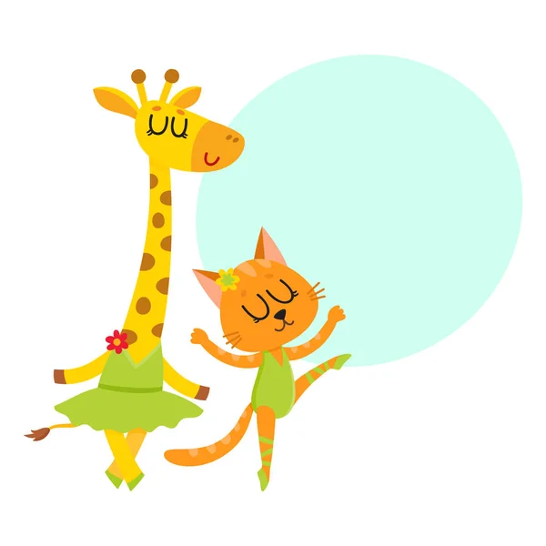 Resultado de imagen para gato y jirafa