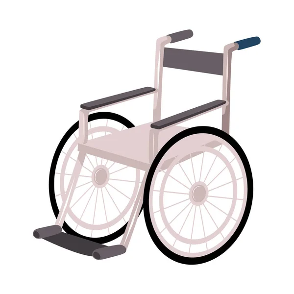 Rehabilitasyon, travma, daha fazla ihtiyacı için tekerlekli sandalye, koltuk değneği sonra kurtarma — Stok Vektör