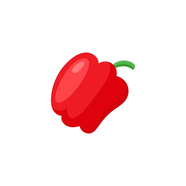 Comic-styl červené papriky zeleninové — Stockový vektor