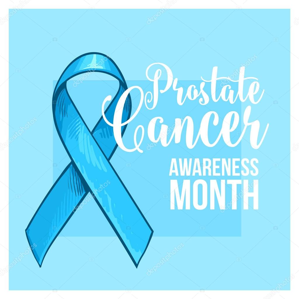 Prostate cancer awareness month banner, poster, template