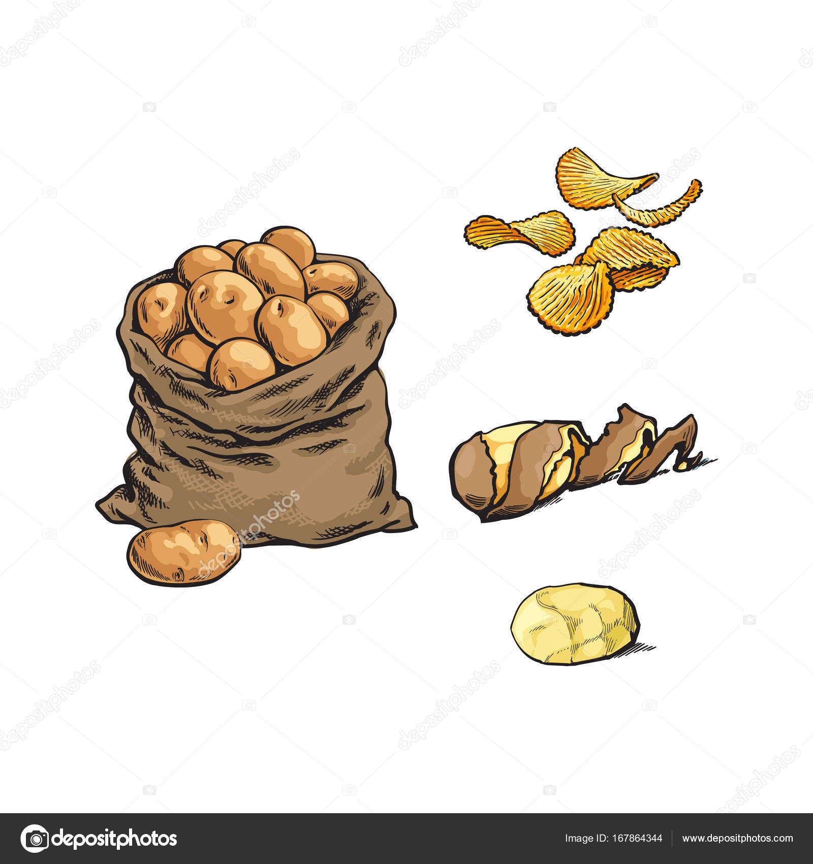 Patates Kabuğu Cips Patates Kabuğu Cips