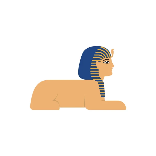 矢量平狮身人面像埃及生物 — 图库矢量图片