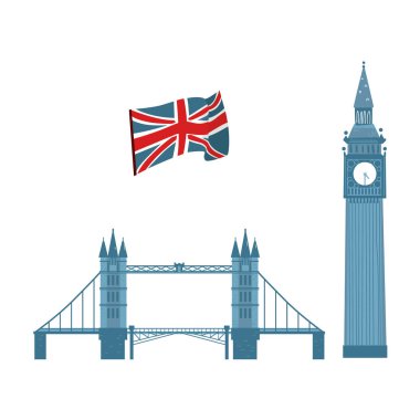 vektör İngiliz sembolleri Icon set