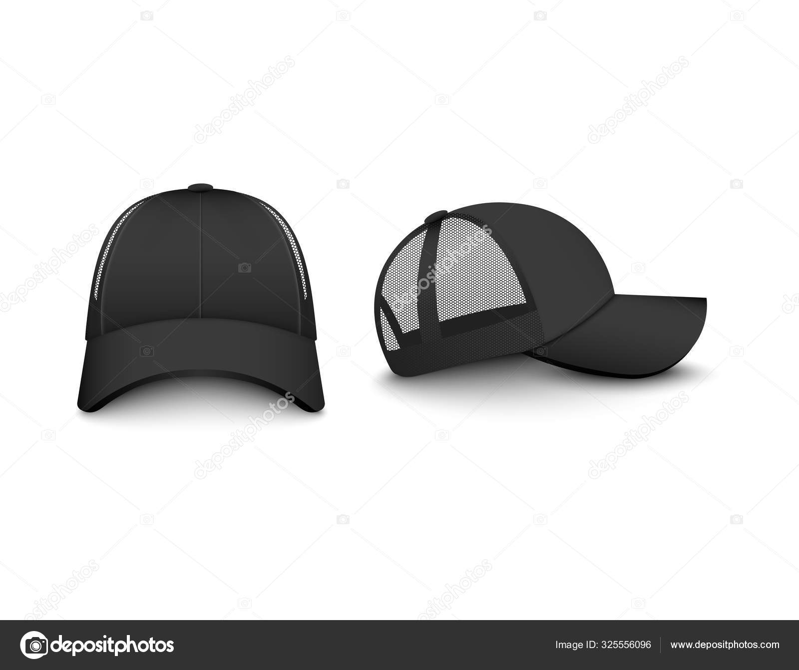 Download 265 Trucker Hat Template Vector Images Free Royalty Free Trucker Hat Template Vectors Depositphotos