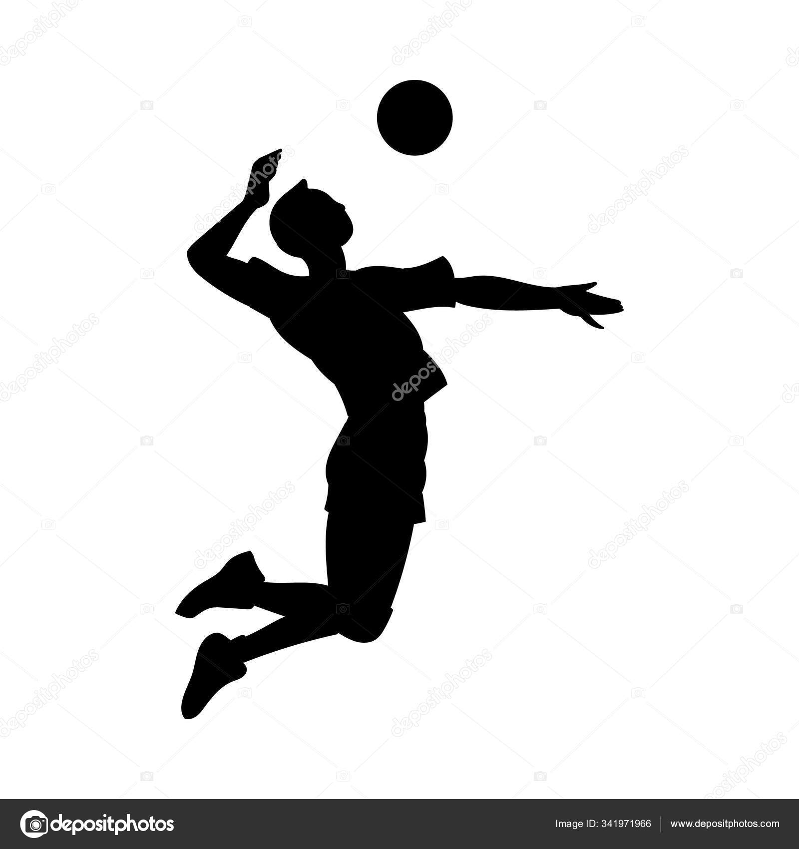 Voleybol Oyuncusu Siluetストックベクター ロイヤリティフリーvoleybol Oyuncusu Siluetイラスト ページ 10 Depositphotos