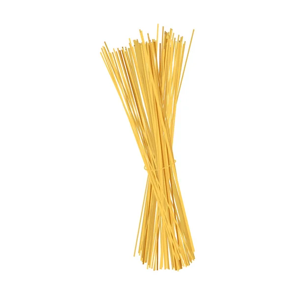 Italiaanse tarwe spaghetti bundel pictogram realistische vector illustratie geïsoleerd. — Stockvector