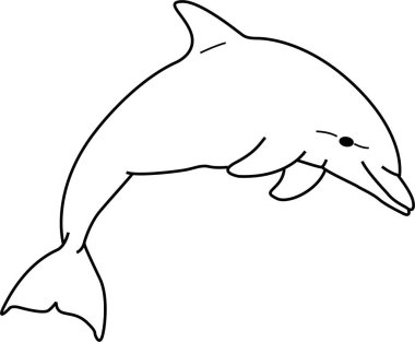 Yunus vektör çizgisi. İzole edilmiş. Stres karşıtı renklendirme sayfası, dövme, poster, baskı, tişört, davetiye, kartlar, afişler, el ilanları, takvimler, vb - çizimler:
