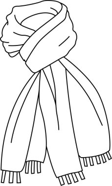 Atkı vektör çizgisi. İzole edilmiş. Stres karşıtı renklendirme sayfası, dövme, poster, baskı, tişört, davetiye, kartlar, afişler, el ilanları, takvimler, vb - çizimler: