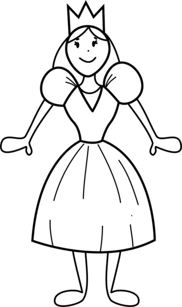 Princesa / Princesa Vector — Vector de stock